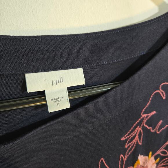 J. Jill Women's Black Pullover Embroidered Dress. Size Small. - Picture 4 of 5